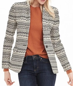 NWT $198 Banana Republic Jacquard Cotton Blend Jacket - Picture 1 of 11