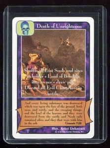 Redemption CCG The Patriarchs: Death of Unrighteous - Nrmt/Mint - Picture 1 of 2