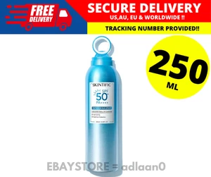 SKINTIFIC Outdoor Sun Spray Sunscreen Mist Spf50+ PA++++ UVA/UVB Tinted Daily - Picture 1 of 9