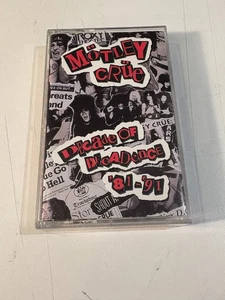 Motley Crue - Decade of Decadence '81-'91 Tape Cassette Vintage Hair Metal - Picture 1 of 7