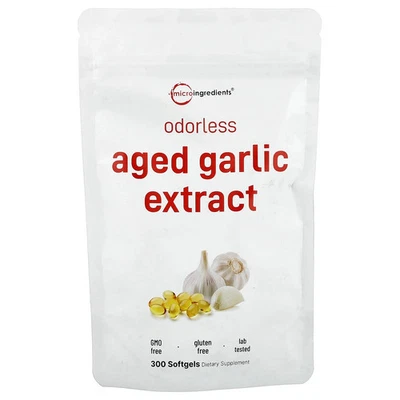 Odorless Aged Garlic Extract, 300 Softgels (250 mg per Softgel) - Image 1 of 2