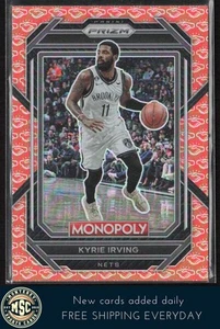 Oferta de apretón de manos Kyrie Irving 2022-23 Panini Prizm Monopoly #8 Brooklyn Nets - Imagen 1 de 2