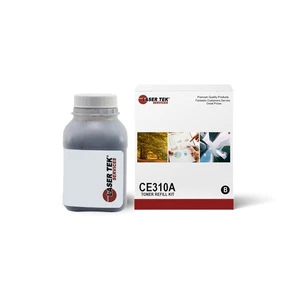 LTS 125A CB540A Black Toner Refill Kit Compatible for HP LJ CP1210 CP1215 - Picture 1 of 4