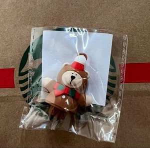 Starbucks Holiday 2025 Bearista Drink Hole Cap for Reusable Cup Japan  - Bild 1 von 2