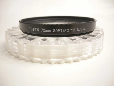 Tiffen 72mm Soft/FX 3 filter for Nikon,Canon,Sigma,Tamron,Tokina,Fuji,Sony,Pro - Image 1 of 3
