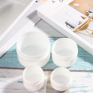 Refillable Empty Bottles Face Cream Lotion Cosmetic Container Plastic Jar. - Picture 1 of 11