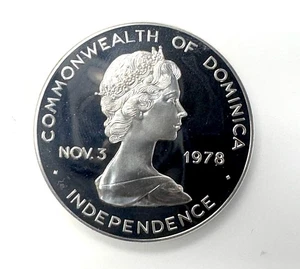 1978 Dominica $20 Dollars- Elizabeth II Graf Zeppelin Commemorative - BOX COA - Picture 1 of 4