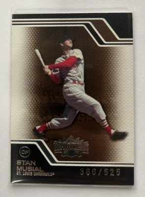 2008 Topps Triple Threads Sepia # /525 Stan Musial #122 MLB HOF Cardinals - Image 1 of 2