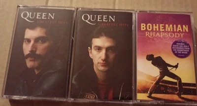 QUEEN - Cassette Bundle [Like New] [2x Greatest Hits & 1x Bohemian Rhapsody] - Image 1 of 4
