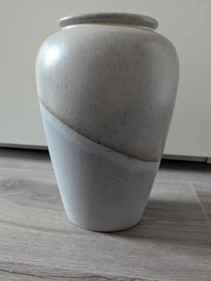 Deko Keramik Blumen Vase W. Scheurich Germany 504 30 Grau Braun Top Zustand  - Bild 1 von 4