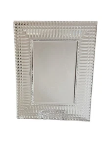 Waterford Lead Crystal 5x7 Lismore Picture Frame No Box - Picture 1 of 10