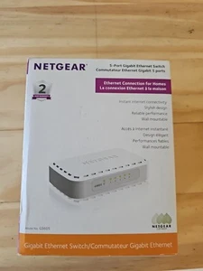 NETGEAR GS605NA 5 Port Gigabit Ethernet Unmanaged Switch.( Unopened ) - Picture 1 of 4
