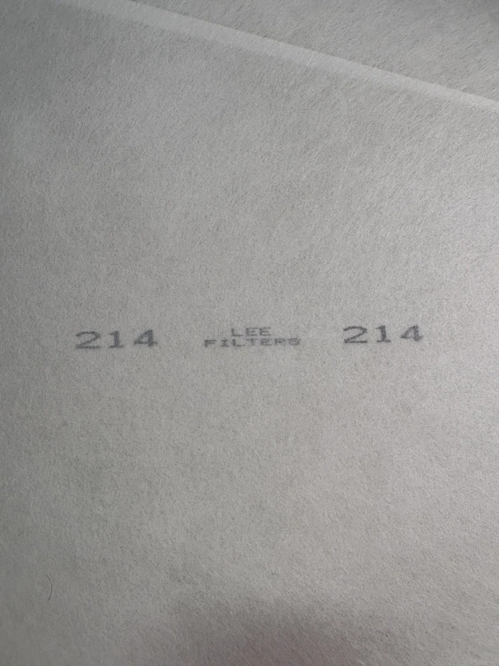 Lee Filters 214 Full Tough Spun Diffusion Lighting Gel - Image 1 of 1