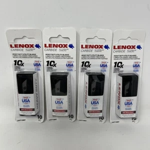 Lenox 40 cuchillas de carburo cuchillas utilitarias de alta resistencia 10 veces más duraderas hechas en EE. UU. - Imagen 1 de 4