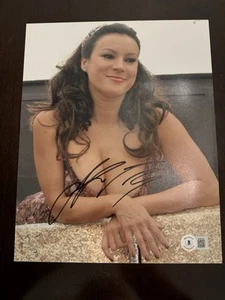 Jennifer Tilly 2 Signed 8x10 Photo Auto Actress Beckett BAS COA - Picture 1 of 2