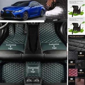 For Lexus RC-F Car Floor Mats Luxury Waterproof Liners Carpets Cargo Custom - Foto 1 di 42