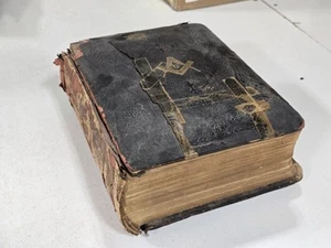 Freimaurer KJV Bibel 20. Jahrhundert - Bild 1 von 5