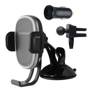 PureGear Autogrip QI Activé sans Fil Voiture Chargeur (63904PG) - Photo 1 sur 8