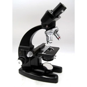 Vintage Cooke Troughton & Simms LTD Microscope W/Objectives 3X 10X 40X 100X - Picture 1 of 12