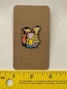 Cartoon Network Ed Edd n Eddy Enamel Lapel Pin Rubber Back Characters Brooch - Picture 1 of 2