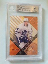 2016-17 Auston Matthews SP Game Used Orange Rainbow Draft Year /116 BGS 9 w/10