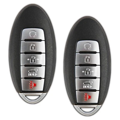 2 Replacement For Infiniti QX60 Nissan Smart Key KR5S180144014 5 Btn 2015-2018 Foto 1 de 3