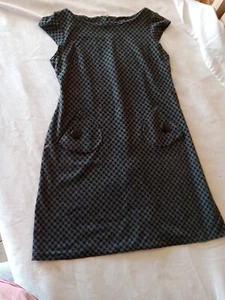 R & K Originals Petite Womens Black/Gray Tight Tail Dress Size PL - Picture 1 of 11