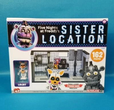 McFarlane FNAF Five Nights at Freddy's PRIVATE ROOM w/ LOLBIT Construction #1385 - Image 1 of 4
