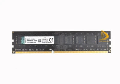 Kingston 8GB 2RX8 PC3-12800U DDR3 1600Mhz 240Pin DIMM Desktop Memory RAM” - Image 1 of 4