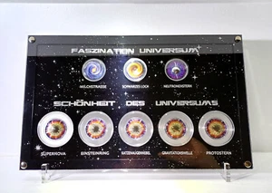 Faszination & Schönheit des Universums 20 Euro Silber Münzen Sammlung Aufsteller - Bild 1 von 9