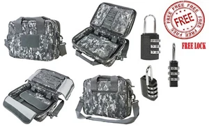 NcStar VISM Padded Double Pistol Range Bag w/Double Stack Magazine Pouches - Picture 1 of 9