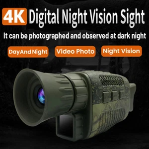 Mira digital monocular para cámara de video visión nocturna infrarroja NV1000 4K para caza - Imagen 1 de 11