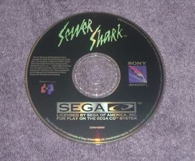 Sewer Shark (Sega CD, 1992)-Black Disc Only