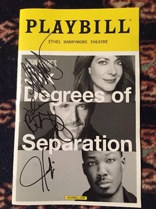 Corey Hawkins, John Hickey, Allison Janney Sechs Trennungsgrade Schild Spielzettel - Bild 1 von 5
