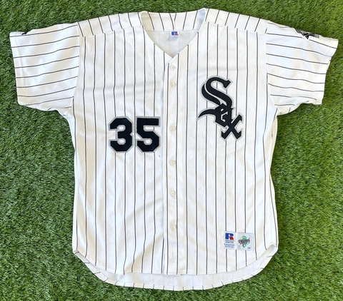 Chicago White Sox Frank Thomas Authentic MLB Baseball Jersey Vintage 1992-1995 Cover