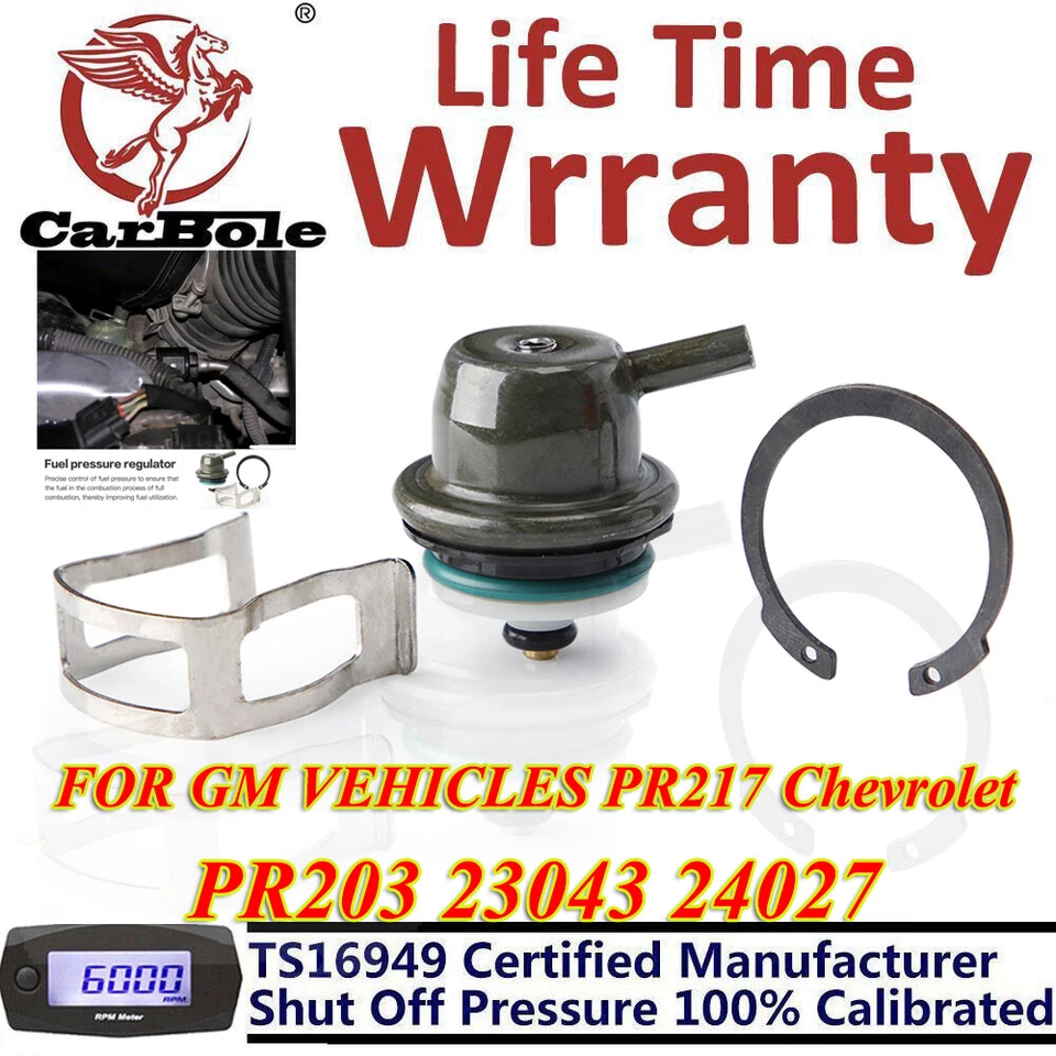 Regulador de presión de combustible para Buick Lesabre 3,8 L 2001-05 Chevy Camaro 5,7 L 1998-01 Foto 1 de 4