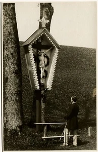 Oración solitaria, original Foto ca 1925 - Imagen 1 de 1