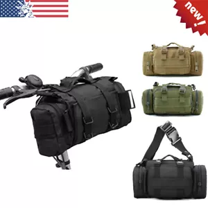 Waterproof Bicycle Handlebar Bag Bike Saddle Bag Frame Rear Front Accessories - Picture 1 of 27