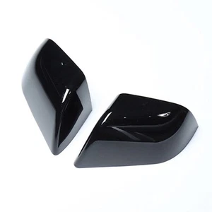 Tesla Model 3 ABS Gloss Black Mirror Caps Overlay Cap 3M 17-23 - Picture 1 of 2