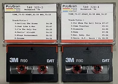 Aerosmith Bob Dylan The Cranberries Green Day Woodstock 94 DAT Cassette Tape - Image 1 of 3