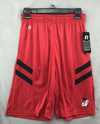 New Russell Georgia Bulldogs Stretch Pull On Shorts Size L Boys Cover