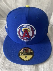 New Era Los Angeles Angels All Star Game Patch 59fifty 5950 Kool Aid Size 8 Hat - Picture 1 of 4