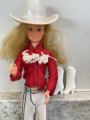 Muñeca Barbie Western Skipper vintage - 5029 vaquera 1981 por Mattel 10 pulgadas Foto 1 de 4