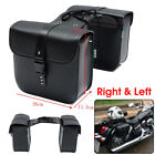2PCS Motorcycle Side Saddle Bags Luggage Box Tool Pouch Saddlebag Universal 