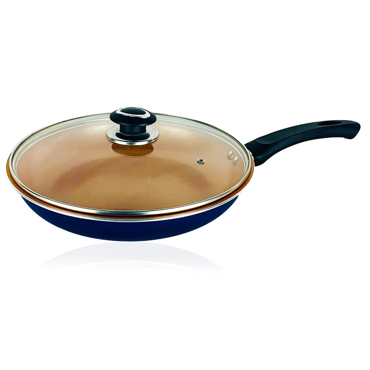 Steak Pan ProCook Reversible Cast Iron Griddle Pan Plate Enamel Coated ...