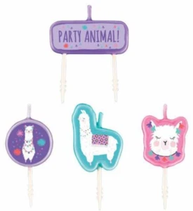 Divertidas velas de cumpleaños llama (4 quilates) - decoraciones de pastel fiesta de cumpleaños para niños - Imagen 1 de 4