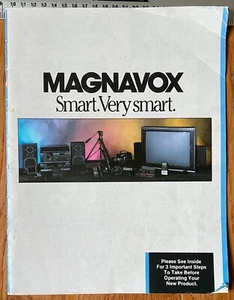 De colección catálogo MAGNAVOX electrónica televisión en color configuración opciones manuales - Imagen 1 de 1