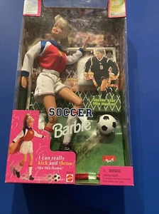 Soccer Barbie 1998 NRFB Mattel Vintage! Good Condition! Brand New! - Picture 1 of 4