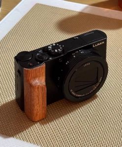 Neu Massivholz Handgriff rutschfest Kameragriff Griff Handarbeit für Panasonic LX10 - Bild 1 von 22