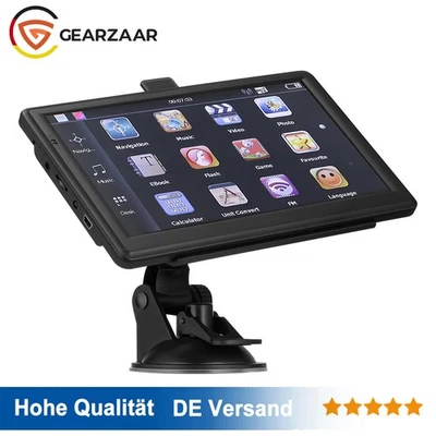 Navi Navigationsgerät PKW LKW KFZ Truck Navigation Karten Update 7 Zoll 8G+256MB - Bild 1 von 4